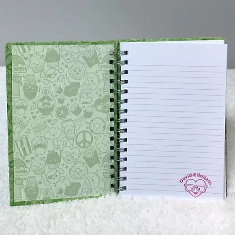 ☀️2/$14☀️David & Goliath Spiral Bound Lined Journal
